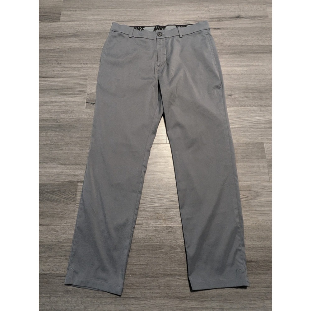 Nike Men's Gray Standard Fit Flex Core Golf Pant Size 34x30 AJ5489-021